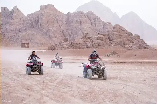 uad bike in the desert