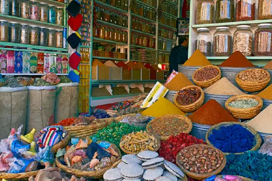 Spices and natural herbs-shoping tour