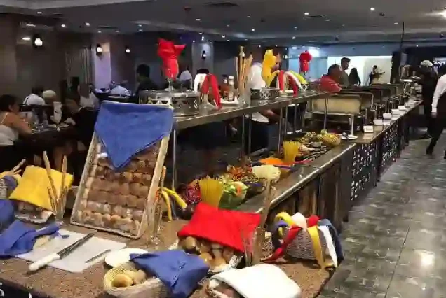 Authentic Egyptian lunch in a local Luxor restaurant during tour.